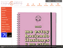 Tablet Screenshot of copycentro.es